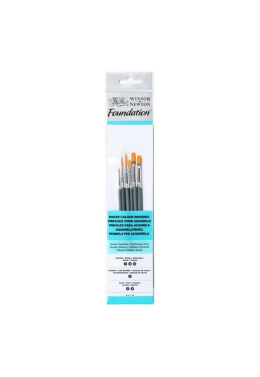 Kit Pincel Curto Sintético c/6 5295016 Winsor & Newton